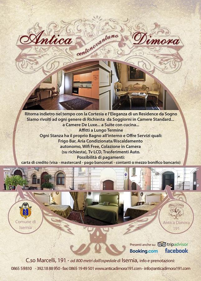 Antica Dimora 191 Hotell Isernia Exteriör bild